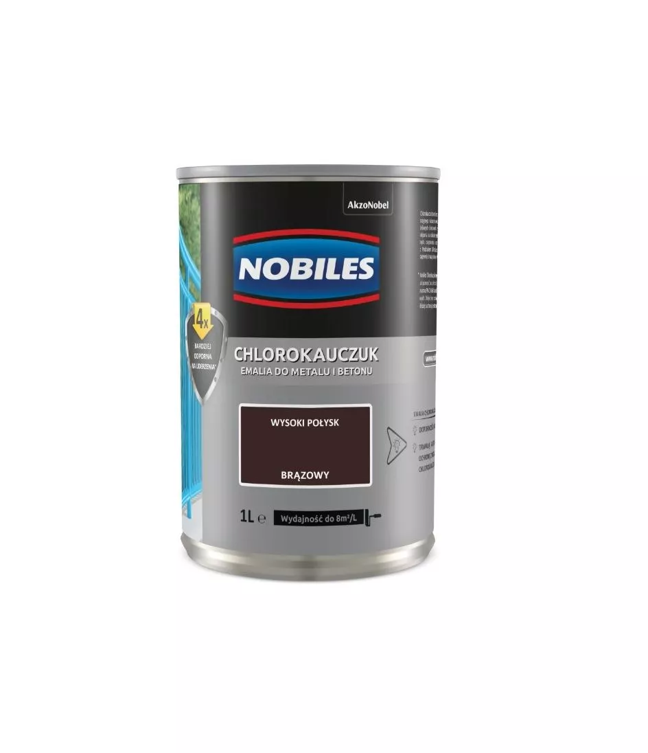 Chlorokauczuk brąz 0.9 l