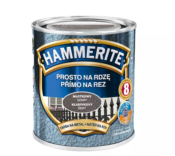Hammerite Prosto na Rdzę 0,7l młotkowy szary
