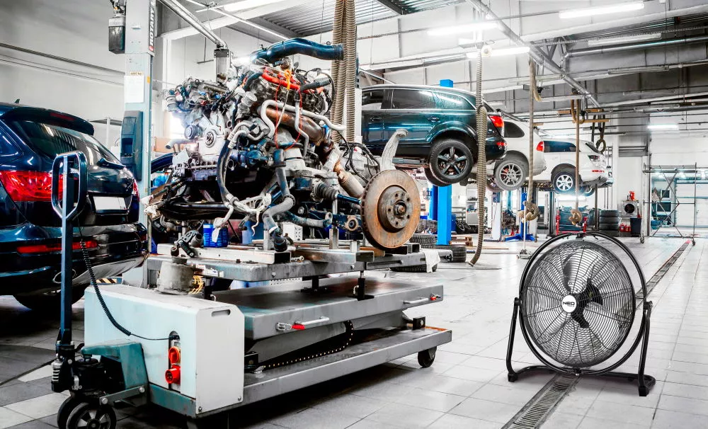 Wentylator podłogowy 111W śr. 45 cm