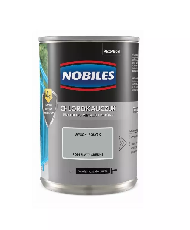 Chlorokauczuk popielaty średni 5 L