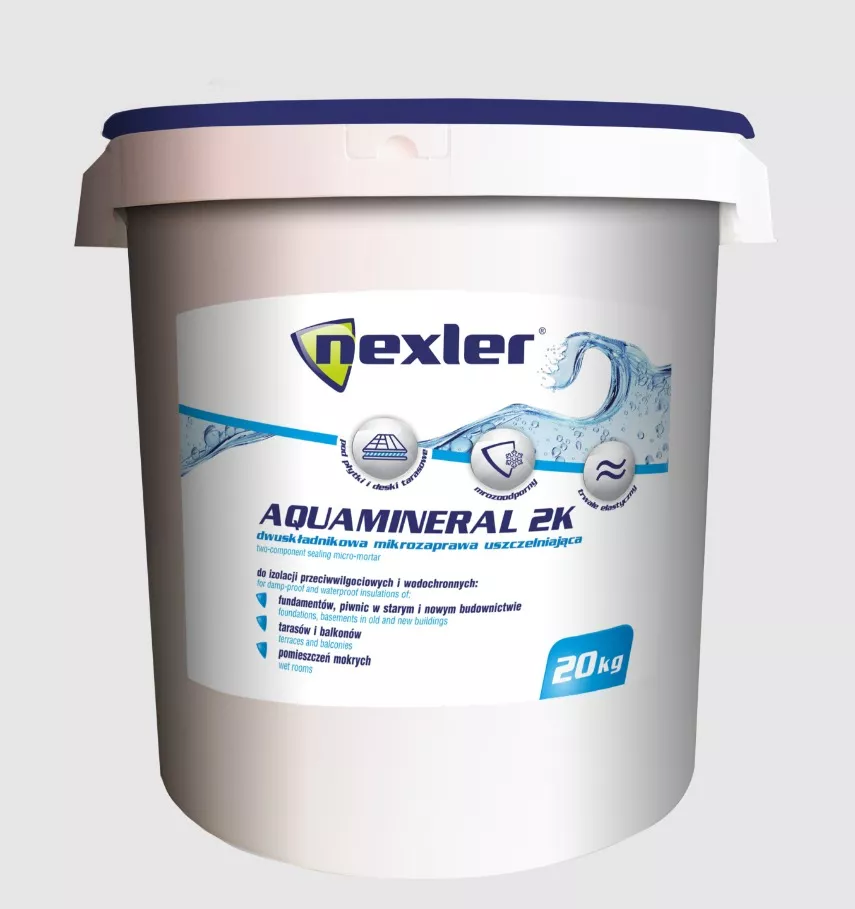 Aquaminerał 2K 20 kg Nexler - zaprawa uszczelniająca