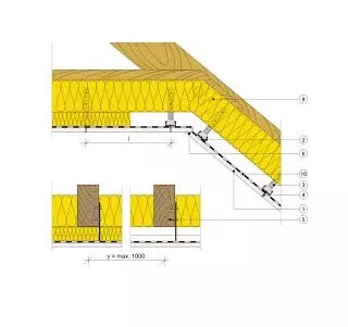 Wieszak do poddaszy do profili CD 60 dł. 18 cm