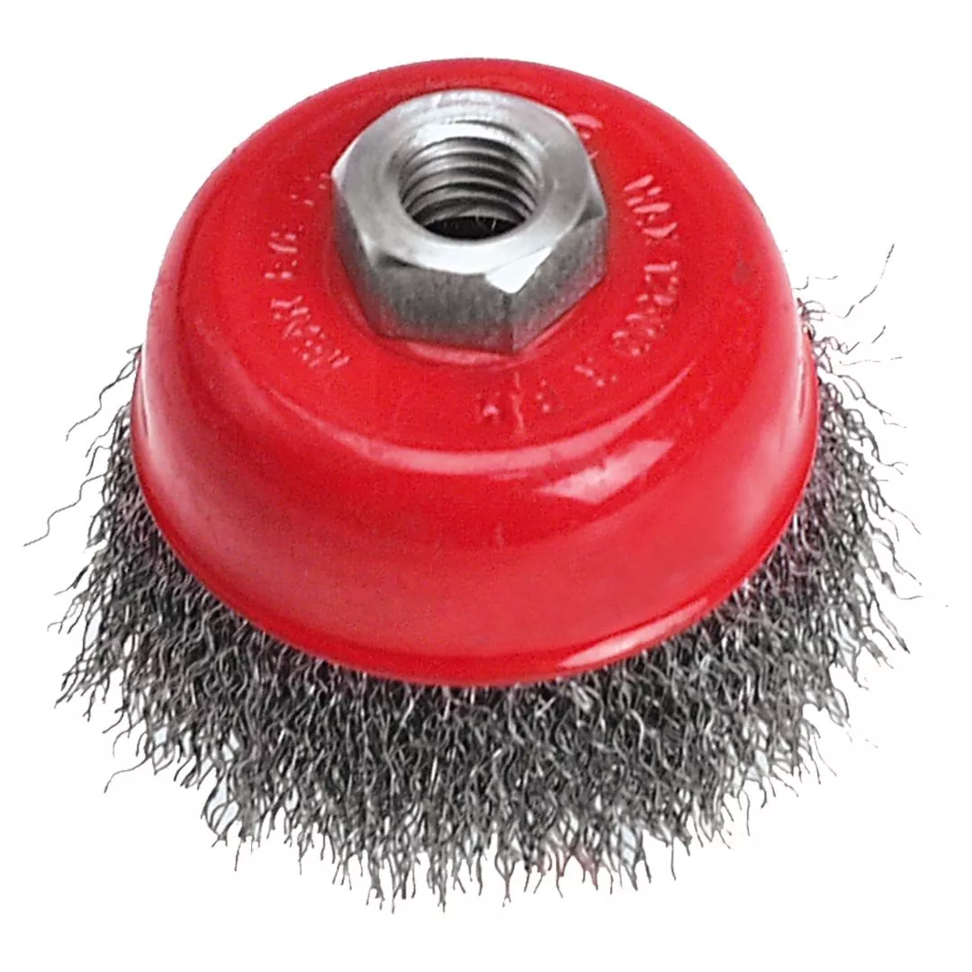 Szczotka druciana doczołowa 75 mm