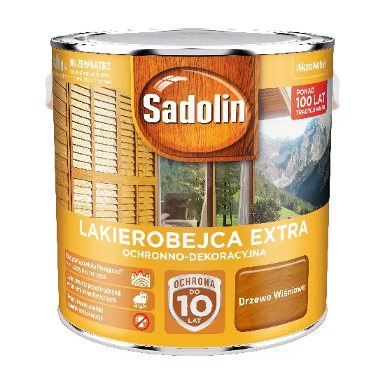 Lakierobejca Sadolin Extra 2,5 l drzewo wiśni
