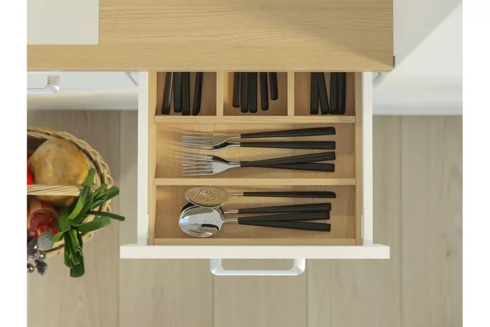 Szuflada AXIS PRO 300 mm biała niska GTV